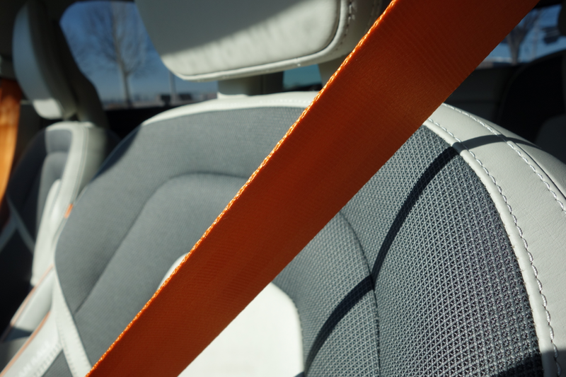 Illustration for article titled The Volvo V90 Cross Country Has Orange Seatbelts and a $3,300 Cargo Box and I Love It